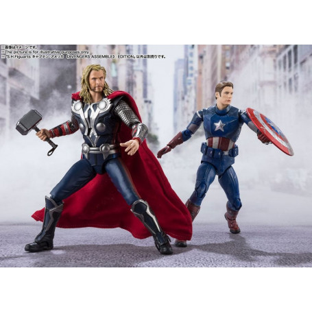 Bandai/Tamashii - Marvel - Los Vengadores se reúnen CAPITÁN AMÉRICA - SH Figuras SHF
