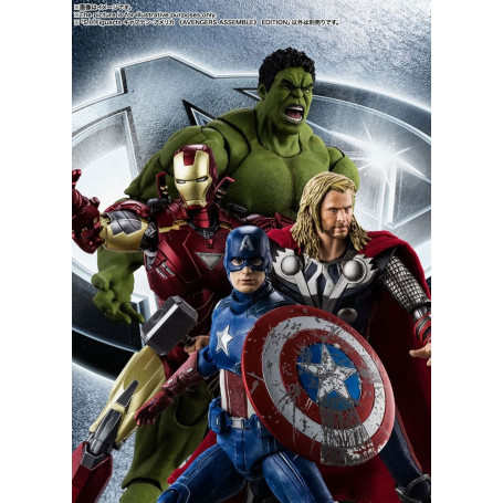 Bandai/Tamashii - Marvel - Los Vengadores se reúnen CAPITÁN AMÉRICA - SH Figuras SHF