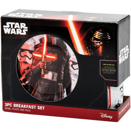 Star Wars - Set petit-déjeuner Céramique Kylo Ren & Stormtroopers