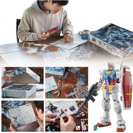 Bandai - Gunpla - 1/144 HGUC RX-78-2 GUNDAM