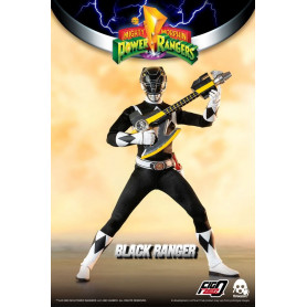 Tres 0 - Black Ranger - Mighty Morphin Power Rangers FigZero 1/6