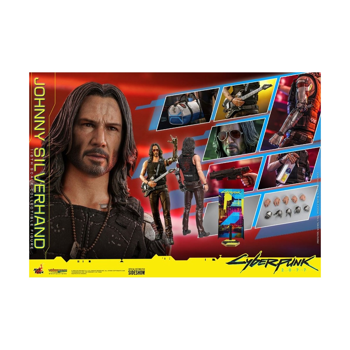 Hot Toys Cyberpunk 2077 - Johnny Silverhand - Video Game Masterpiece 1/6 figura de acción