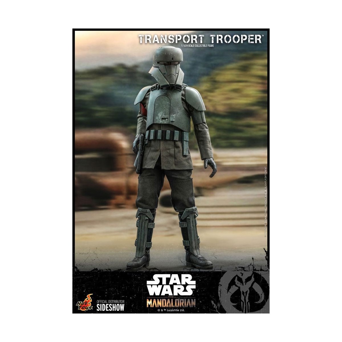 Juguetes calientes Star Wars - El Mandalorian - Soldado de transporte 1/6