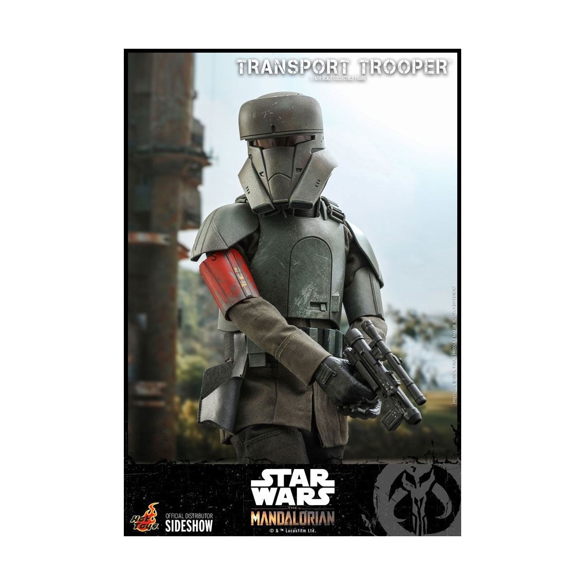 Juguetes calientes Star Wars - El Mandalorian - Soldado de transporte 1/6