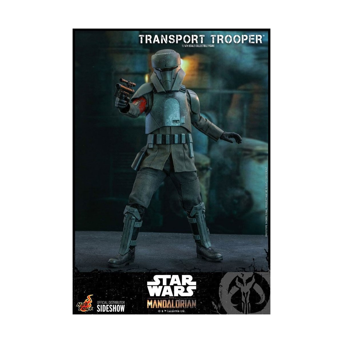 Juguetes calientes Star Wars - El Mandalorian - Soldado de transporte 1/6