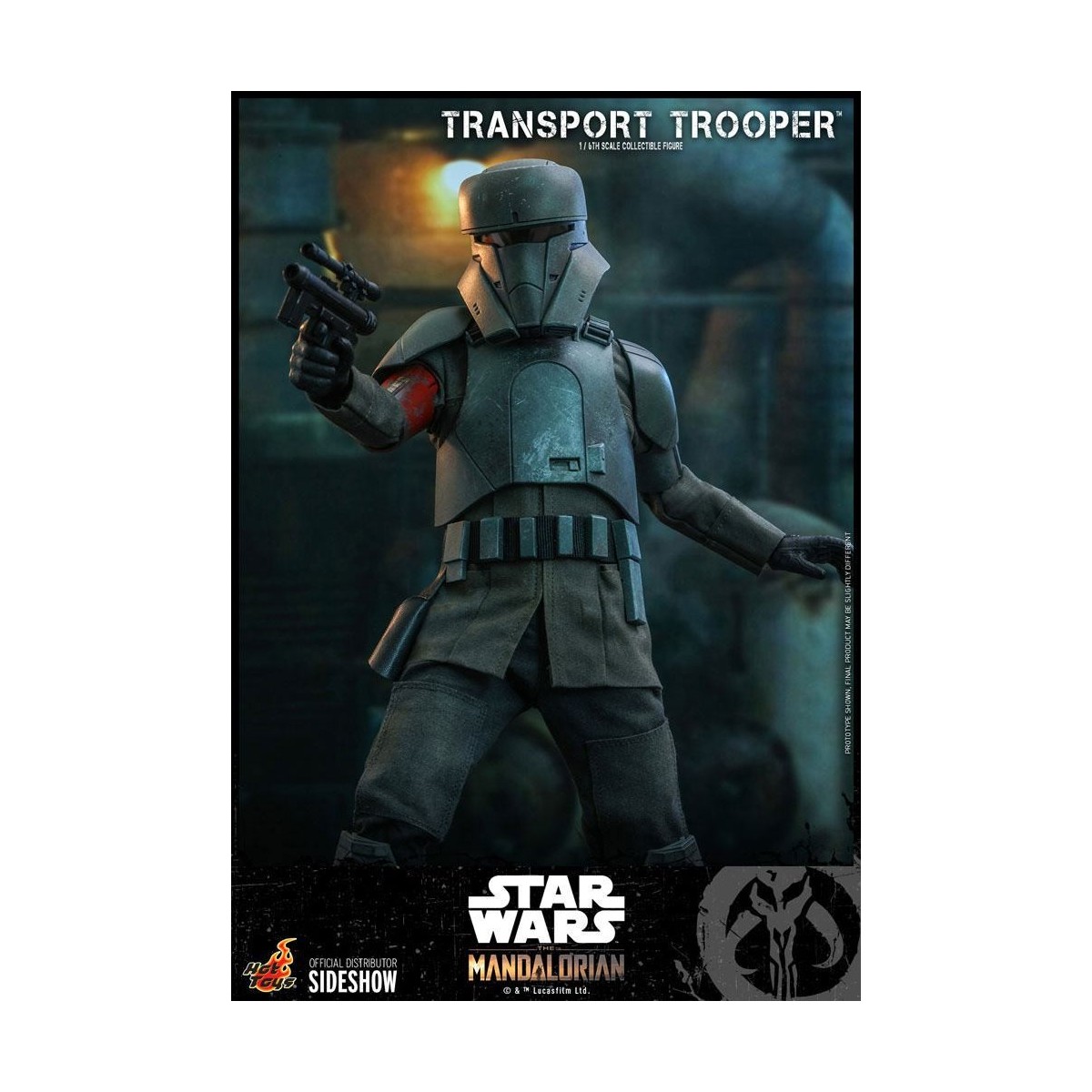 Juguetes calientes Star Wars - El Mandalorian - Soldado de transporte 1/6