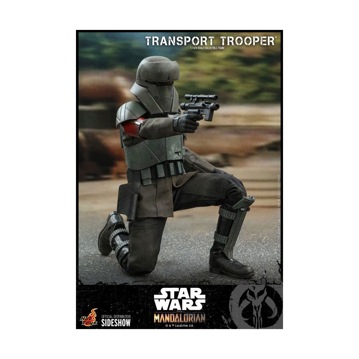Juguetes calientes Star Wars - El Mandalorian - Soldado de transporte 1/6