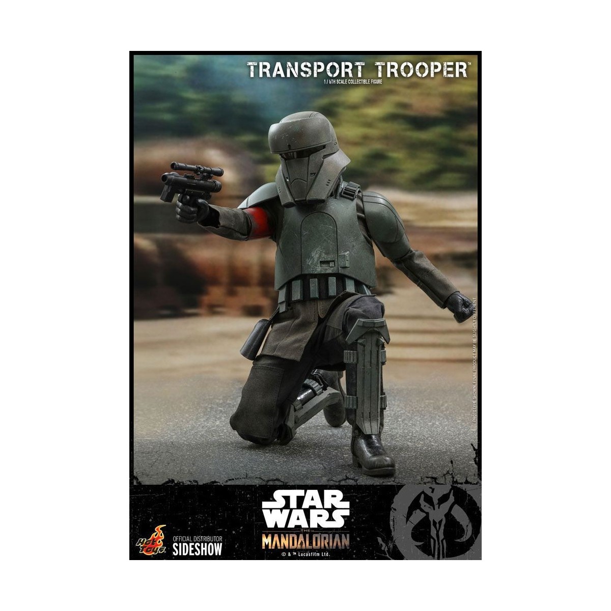 Juguetes calientes Star Wars - El Mandalorian - Soldado de transporte 1/6
