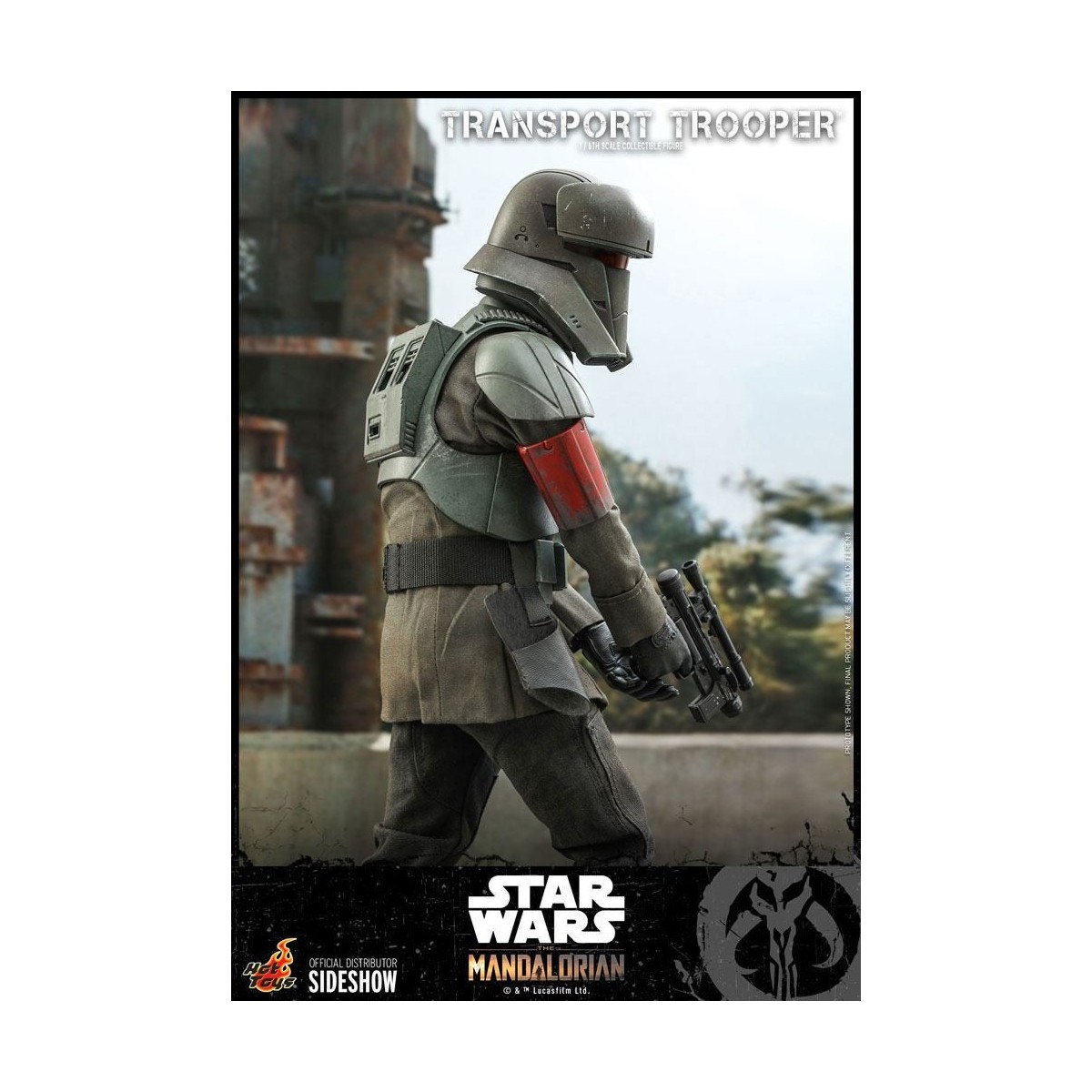 Juguetes calientes Star Wars - El Mandalorian - Soldado de transporte 1/6
