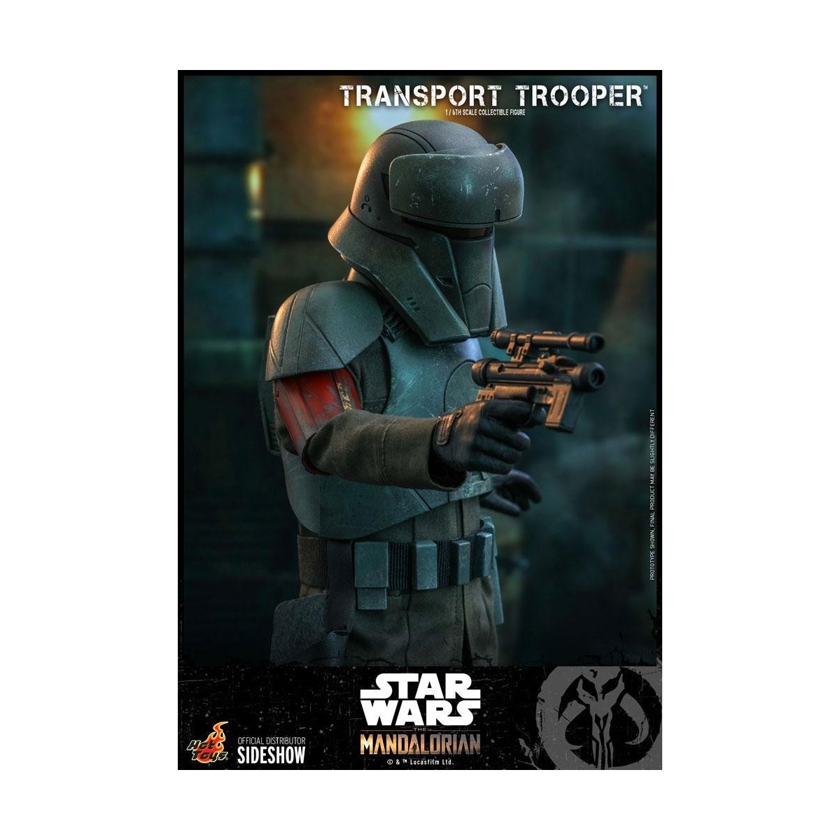 Juguetes calientes Star Wars - El Mandalorian - Soldado de transporte 1/6