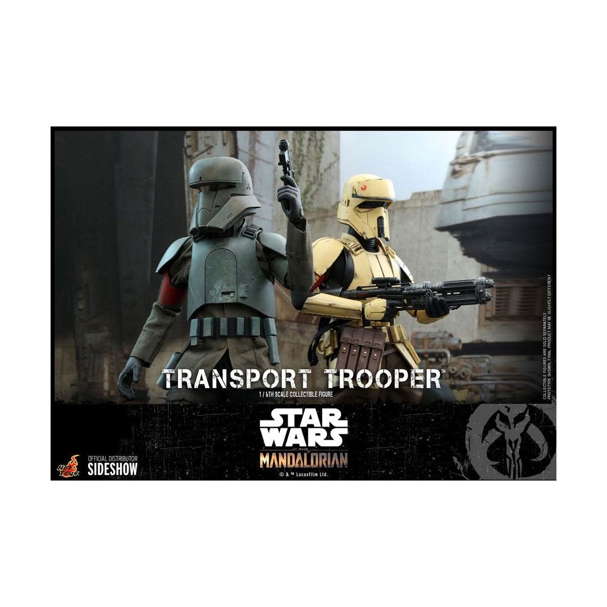 Juguetes calientes Star Wars - El Mandalorian - Soldado de transporte 1/6