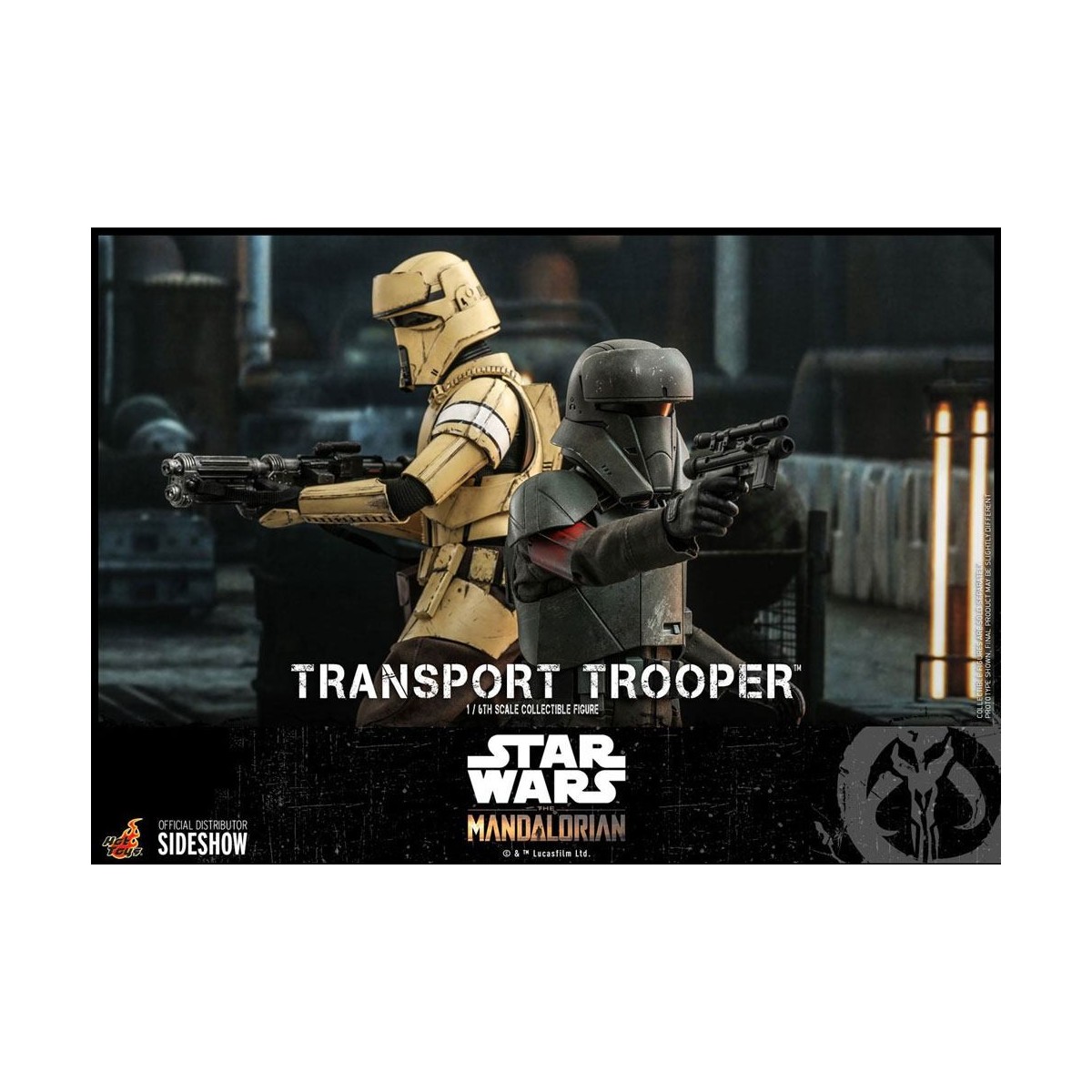 Juguetes calientes Star Wars - El Mandalorian - Soldado de transporte 1/6