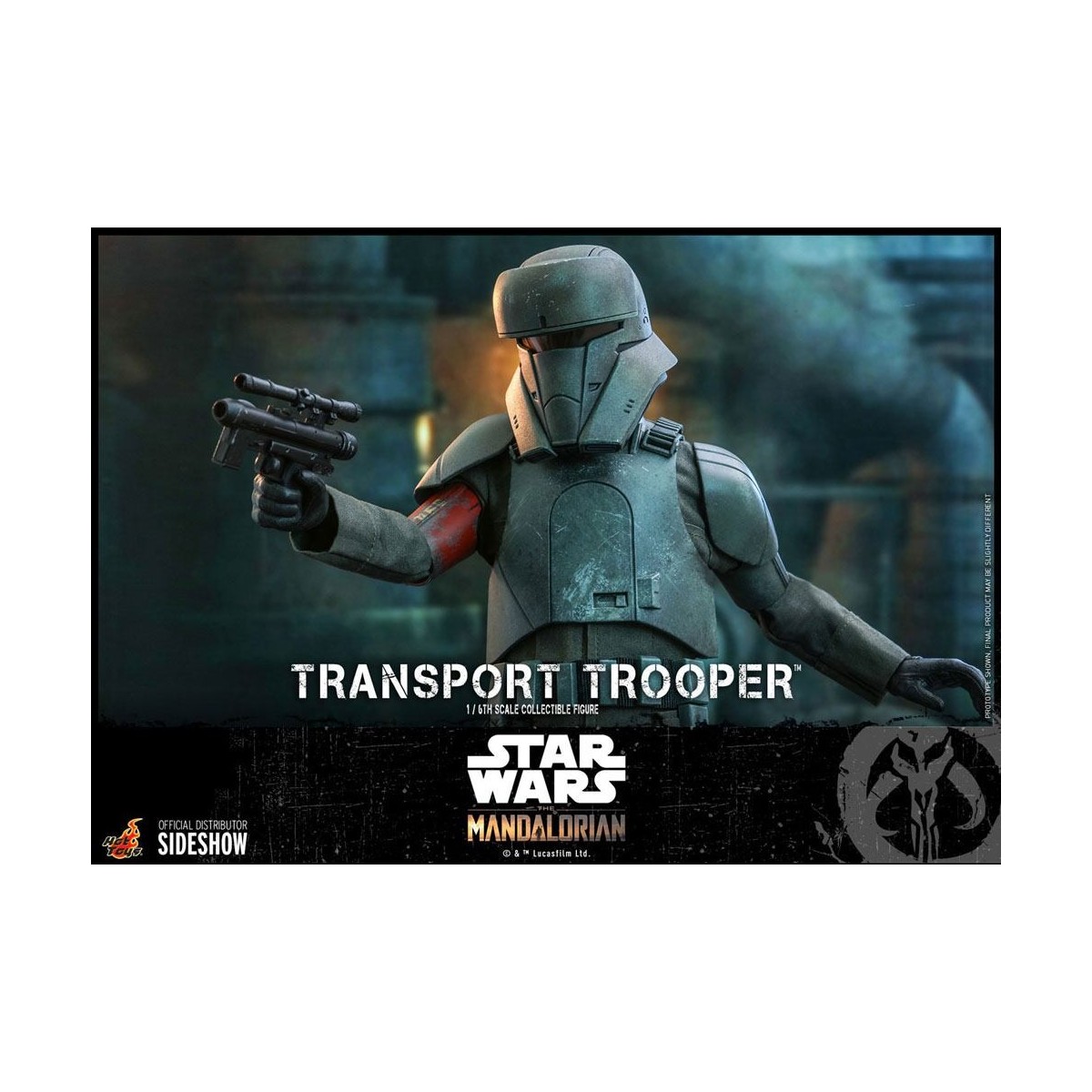 Juguetes calientes Star Wars - El Mandalorian - Soldado de transporte 1/6