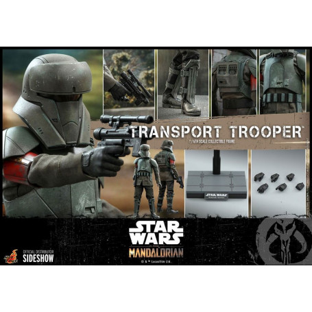 Juguetes calientes Star Wars - El Mandalorian - Soldado de transporte 1/6
