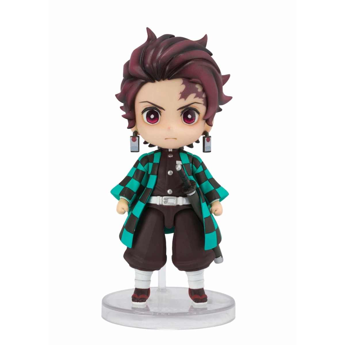 Figuras de Bandai Figuras MINI - TANJIRO KAMADO - Cazador de Demonios KIMETSU NO YAIBA