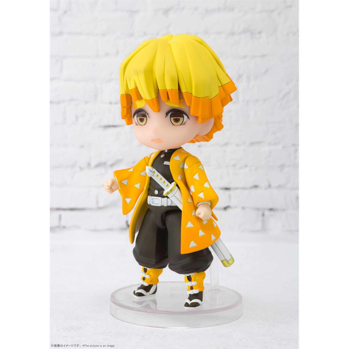 Figuras de Bandai Figuras MINI - ZENITSU AGATSUMA - Cazador de Demonios KIMETSU NO YAIBA