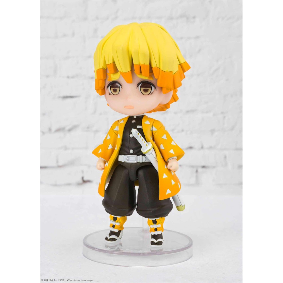 Figuras de Bandai Figuras MINI - ZENITSU AGATSUMA - Cazador de Demonios KIMETSU NO YAIBA