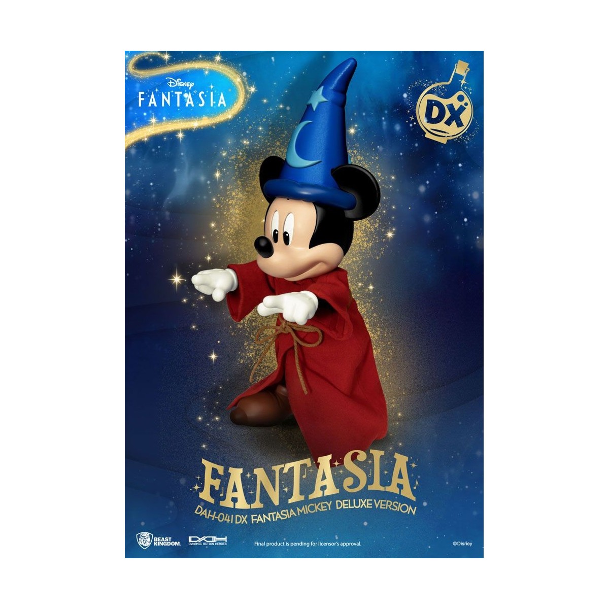 Reino de la Bestia - Mickey Fantasía Versión Deluxe - Héroes de Acción Dinámica 1/9 figura de acción