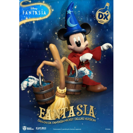 Reino de la Bestia - Mickey Fantasía Versión Deluxe - Héroes de Acción Dinámica 1/9 figura de acción