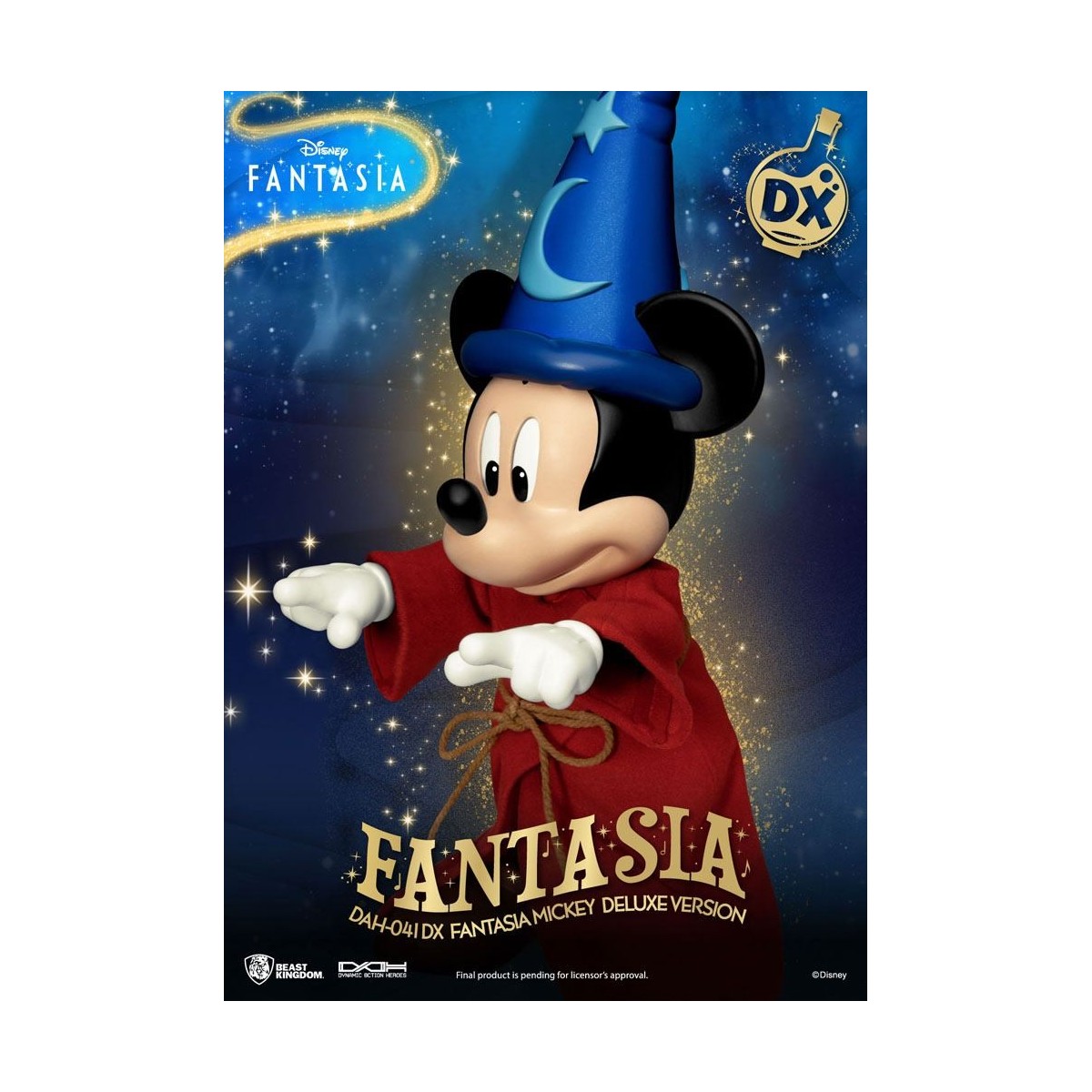 Reino de la Bestia - Mickey Fantasía Versión Deluxe - Héroes de Acción Dinámica 1/9 figura de acción