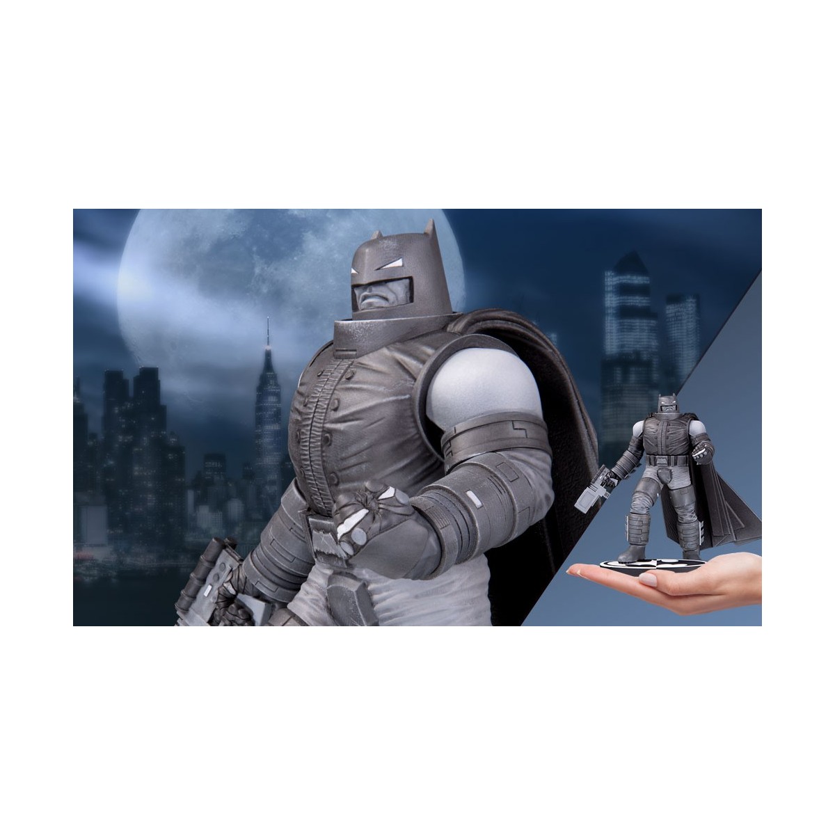 DC Direct Armored Batman Black & White estatua de Frank Miller
