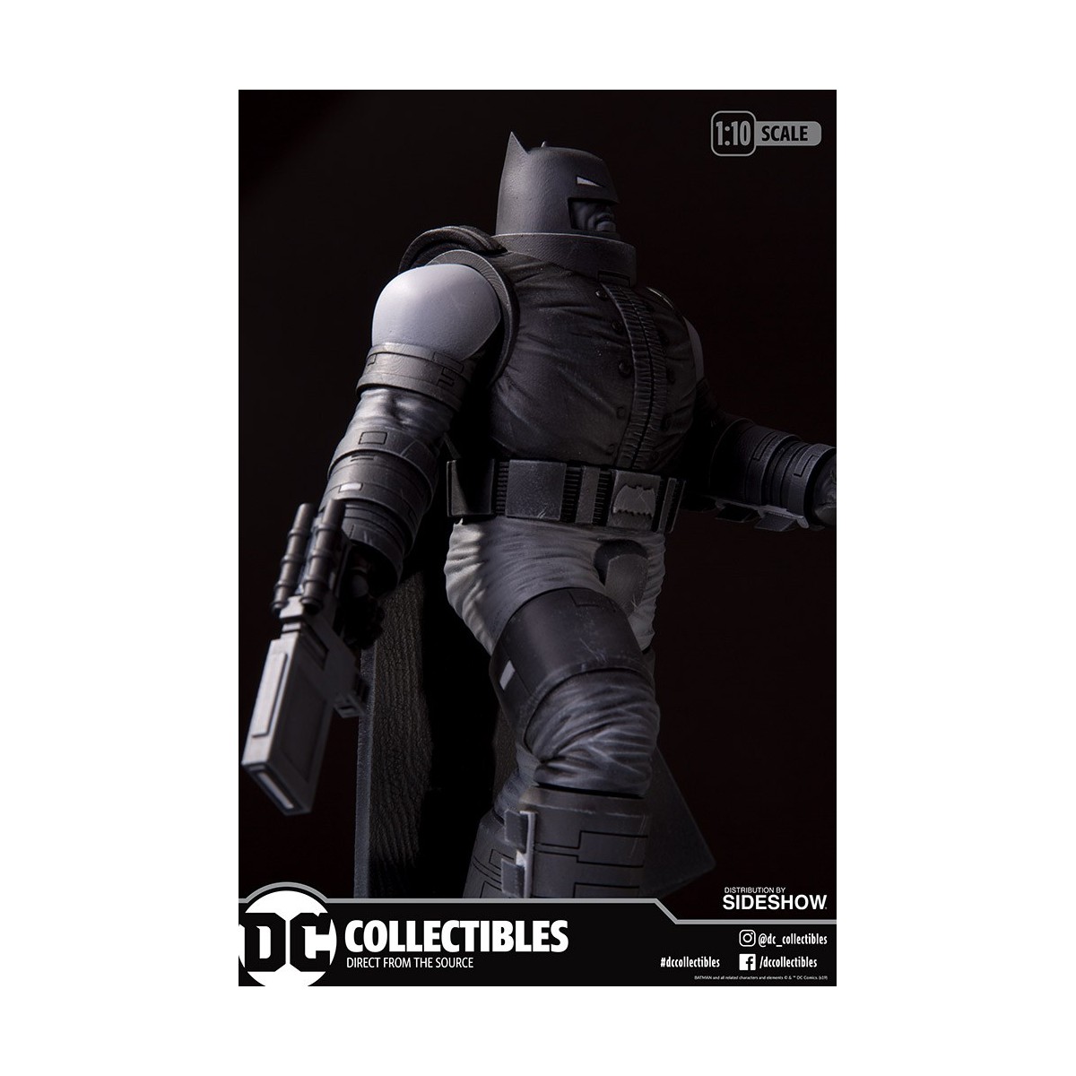 DC Direct Armored Batman Black & White estatua de Frank Miller