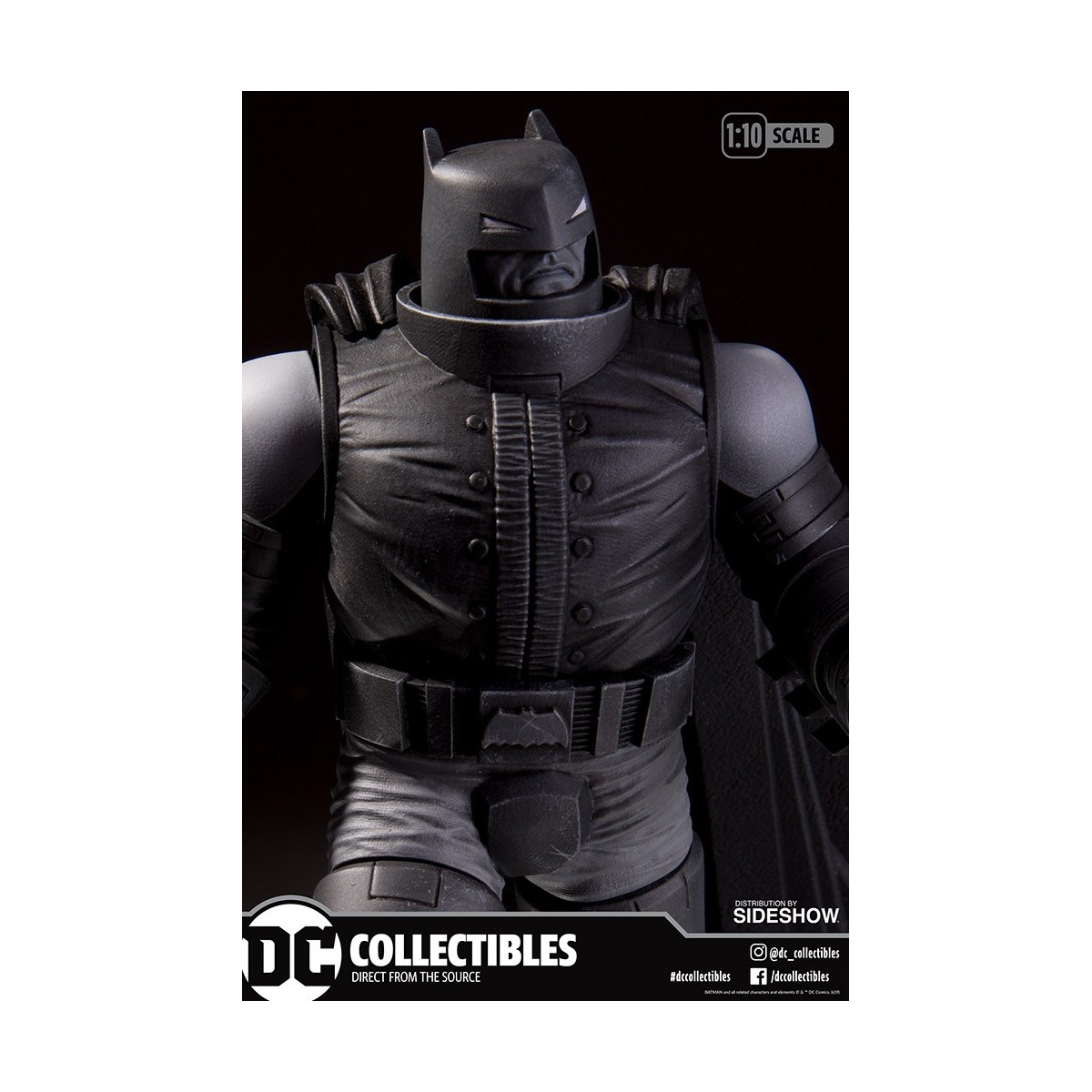 DC Direct Armored Batman Black & White estatua de Frank Miller
