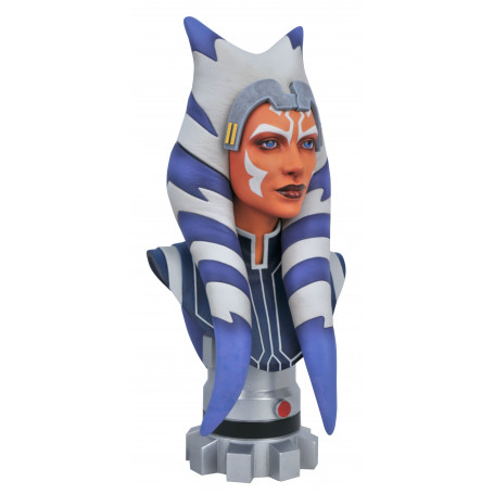 Juguetes selectos de diamante - Ahsoka Tano LEYENDA EN 3D 1/2 Escala Busto de Gentle Giant