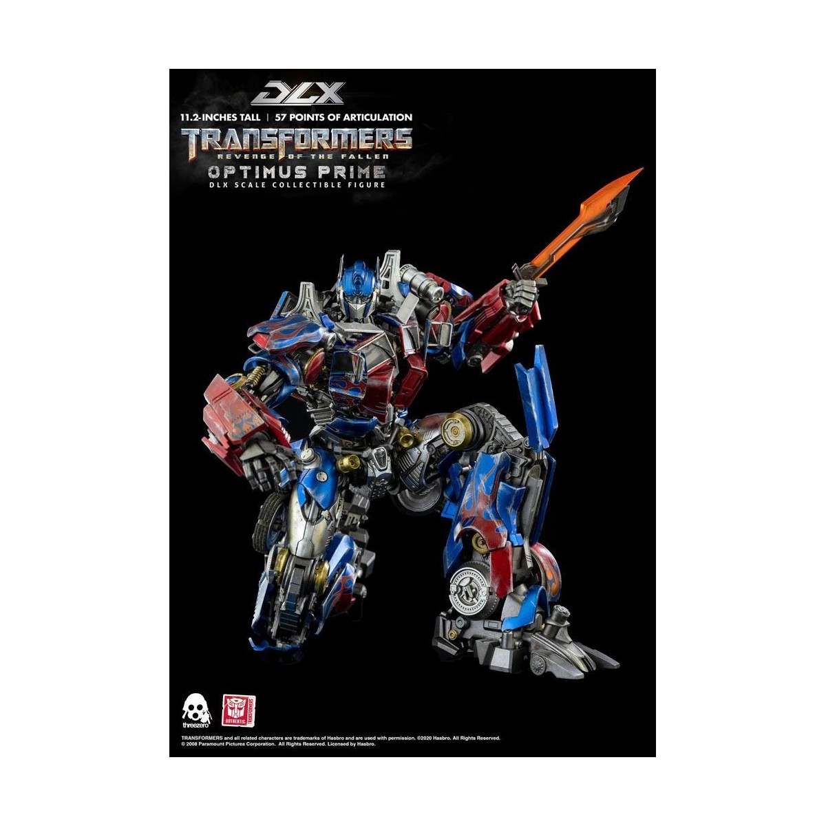 Three0 Transformers - DLX OPTIMUS PRIME - Transformers 2 : Venganza 