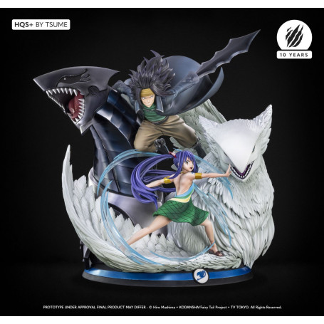 Estatua Tsume Cola de Hada Gajeel & Wendy HQS+