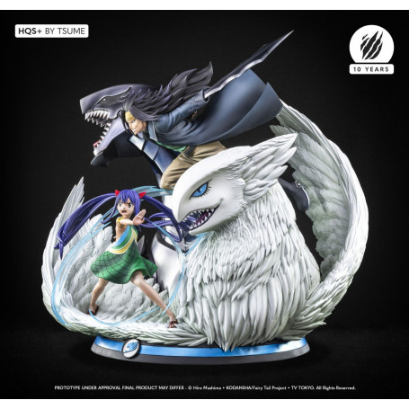 Estatua Tsume Cola de Hada Gajeel & Wendy HQS+