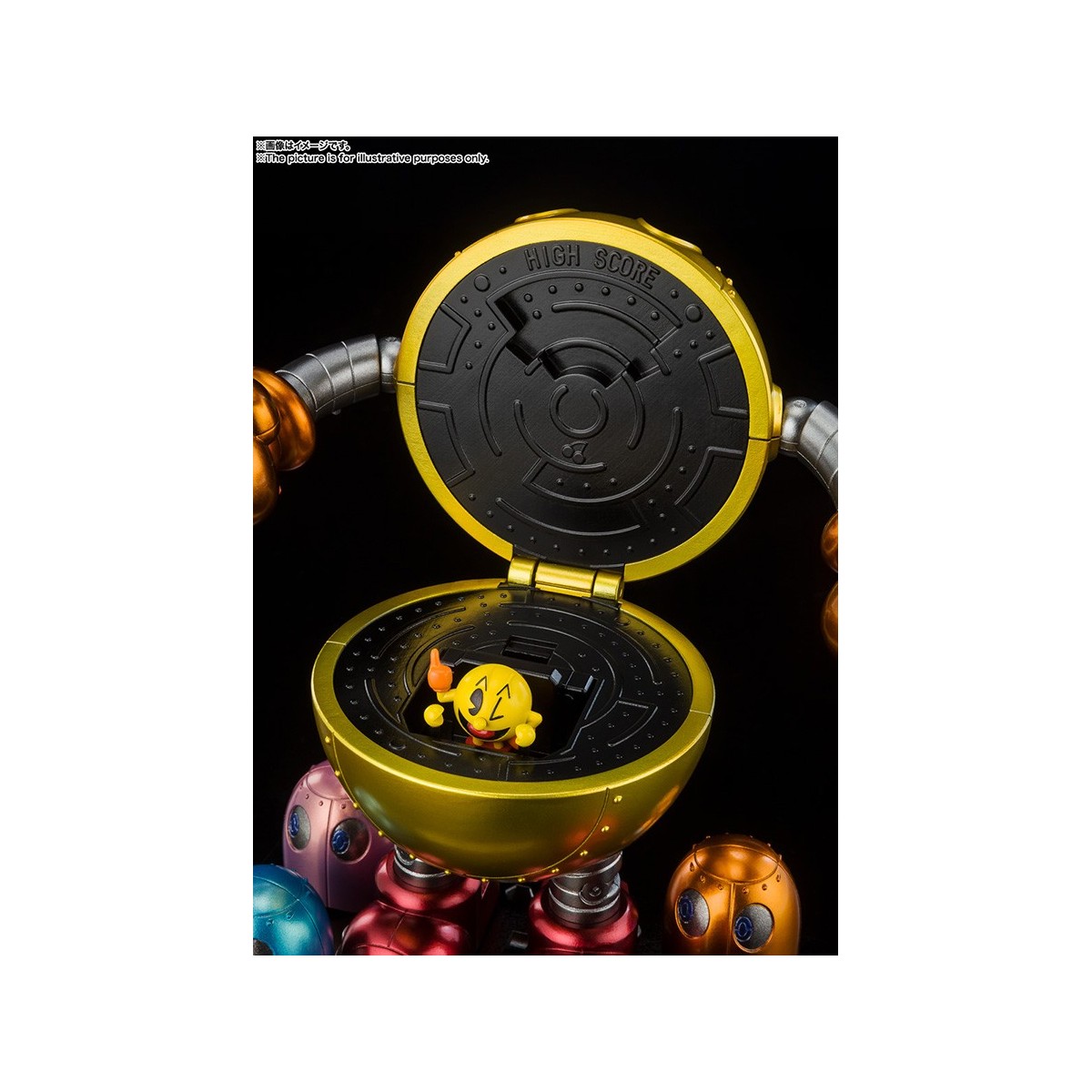 Bandai Tamashii - PAC-MAN - Alma de Chogokin Fundida