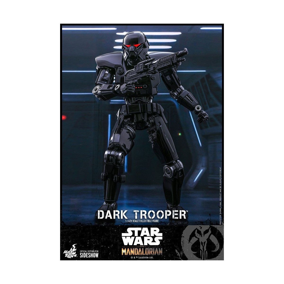 Juguetes calientes Star Wars - El Mandalorian - Dark Trooper 1/6