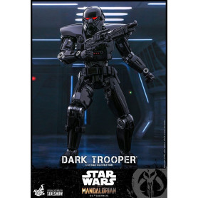 Juguetes calientes Star Wars - El Mandalorian - Dark Trooper 1/6