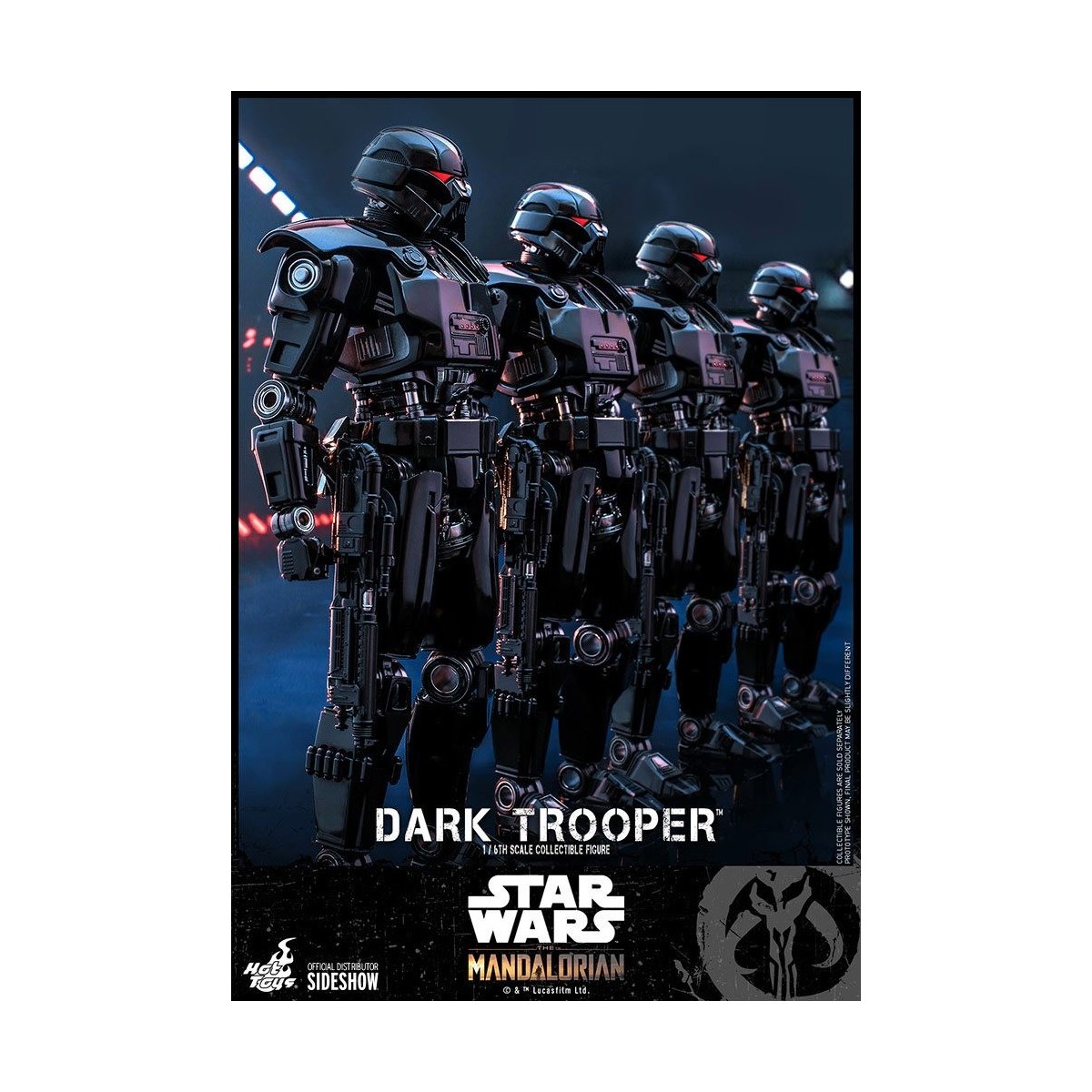 Juguetes calientes Star Wars - El Mandalorian - Dark Trooper 1/6