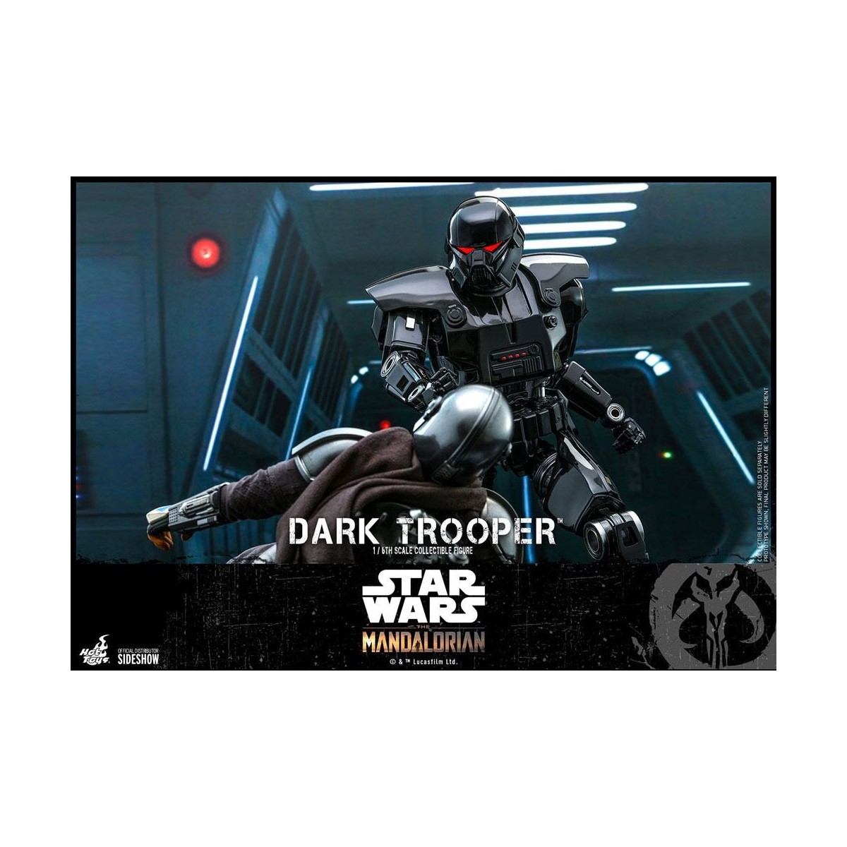 Juguetes calientes Star Wars - El Mandalorian - Dark Trooper 1/6