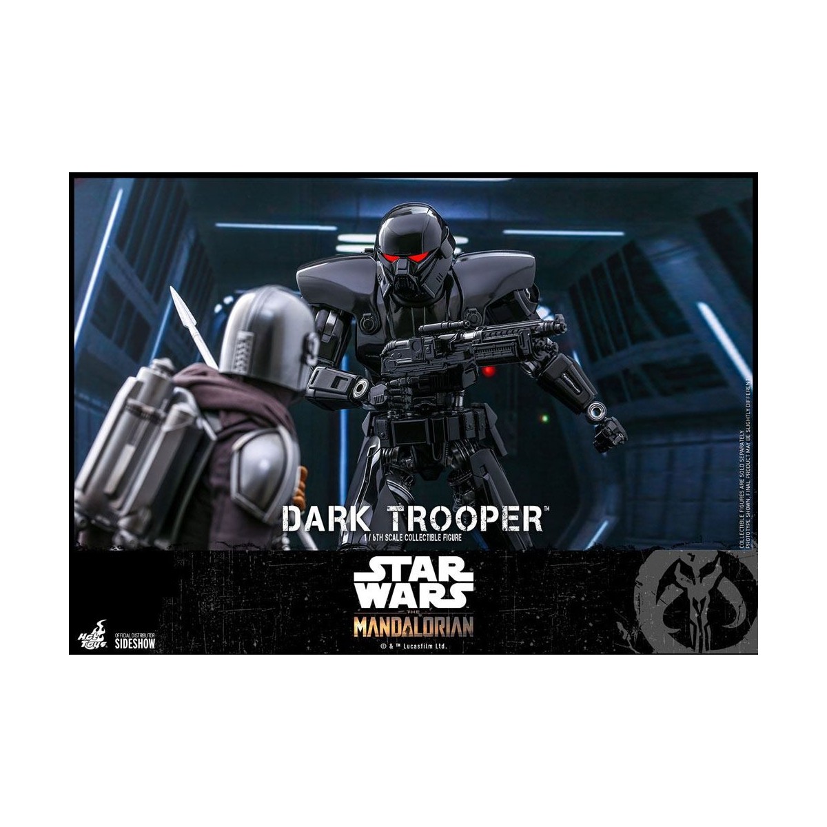 Juguetes calientes Star Wars - El Mandalorian - Dark Trooper 1/6