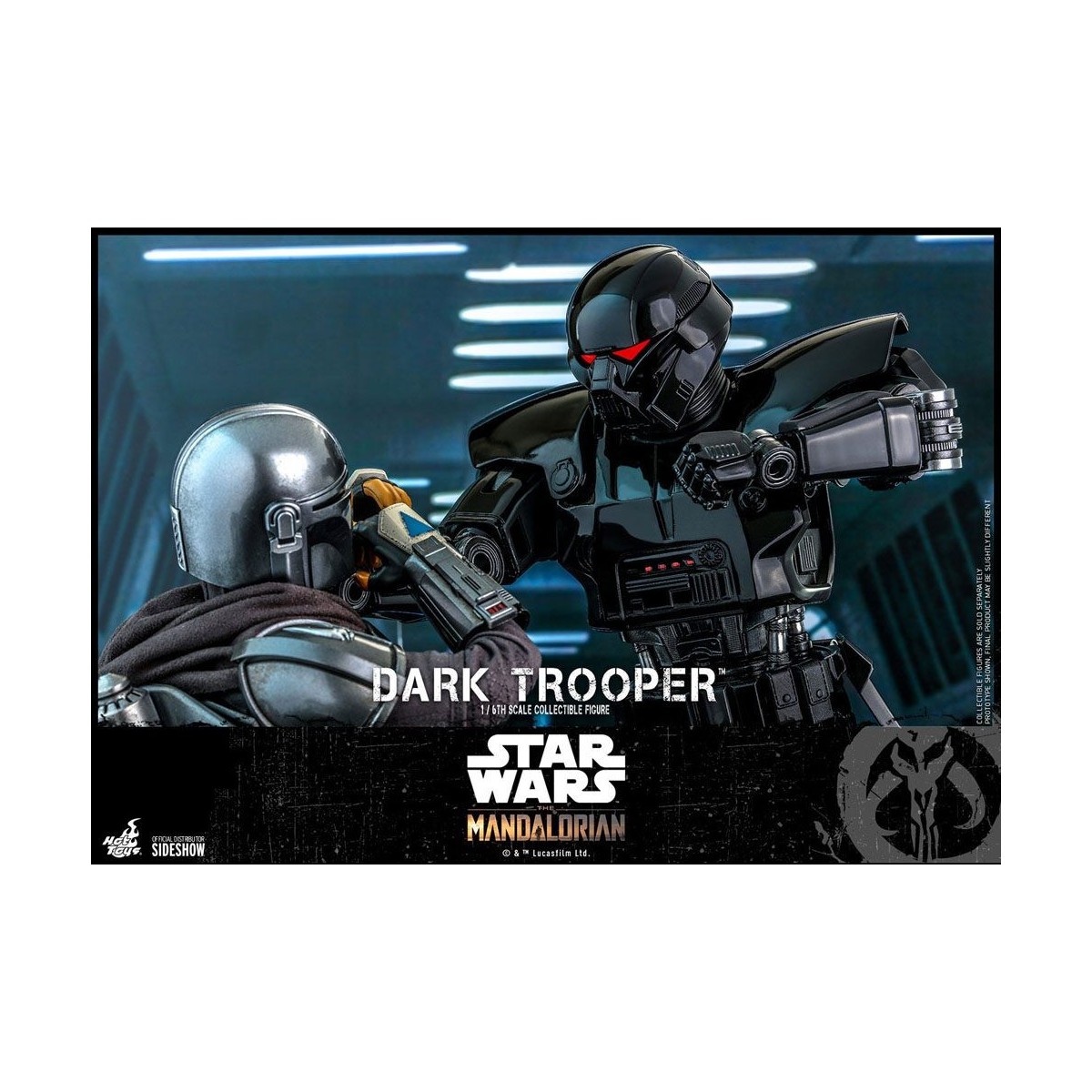 Juguetes calientes Star Wars - El Mandalorian - Dark Trooper 1/6