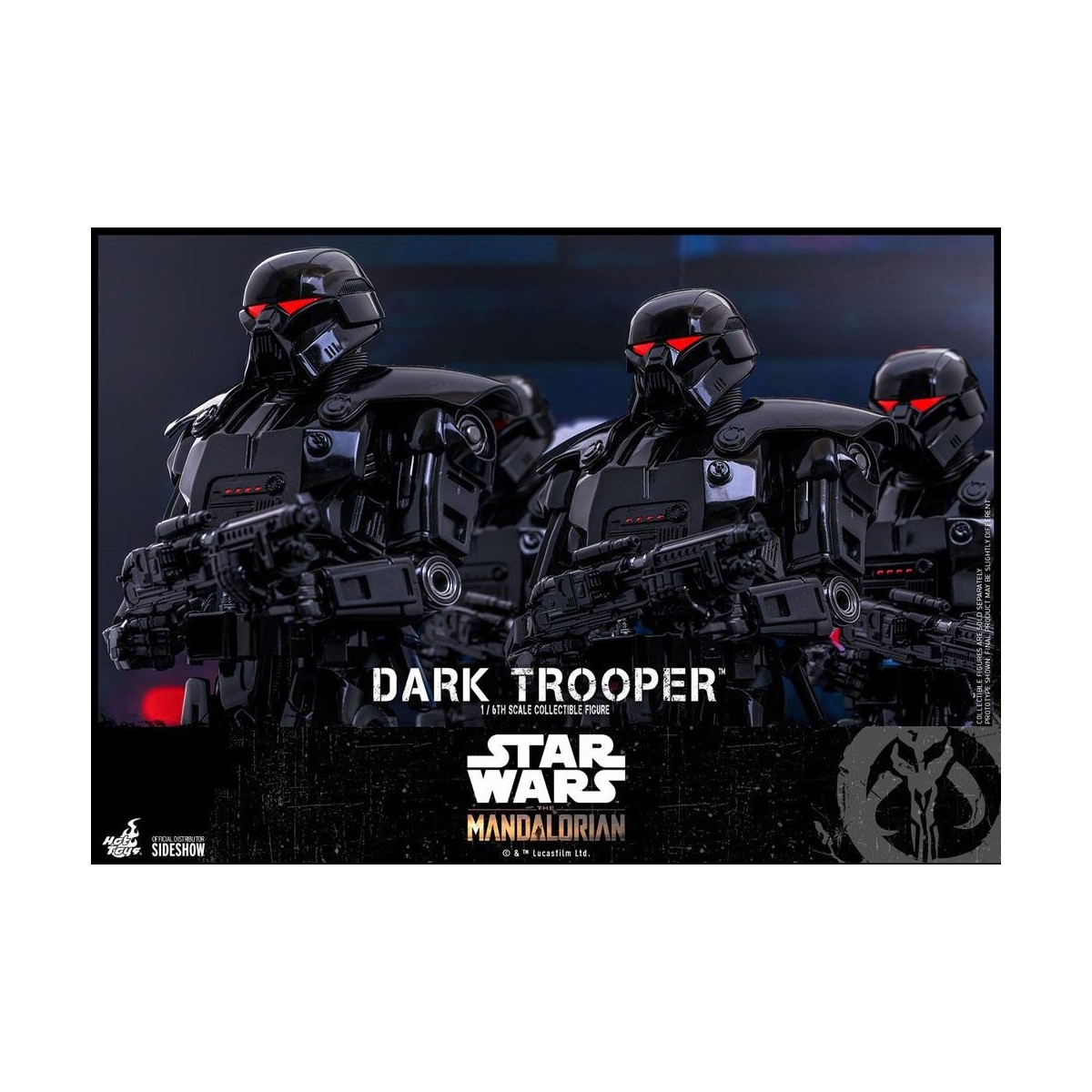 Juguetes calientes Star Wars - El Mandalorian - Dark Trooper 1/6