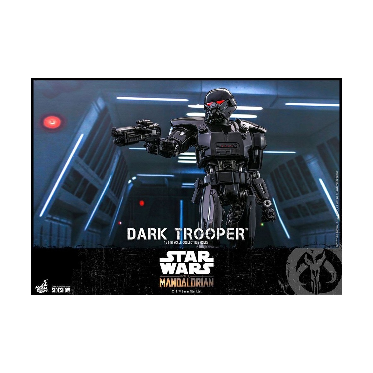 Juguetes calientes Star Wars - El Mandalorian - Dark Trooper 1/6