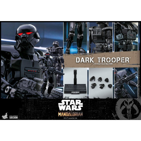 Juguetes calientes Star Wars - El Mandalorian - Dark Trooper 1/6