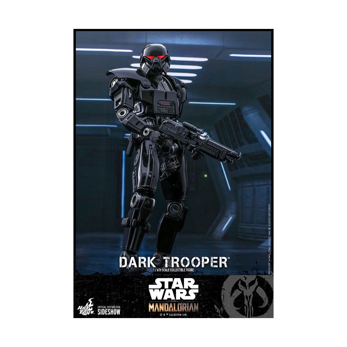 Juguetes calientes Star Wars - El Mandalorian - Dark Trooper 1/6