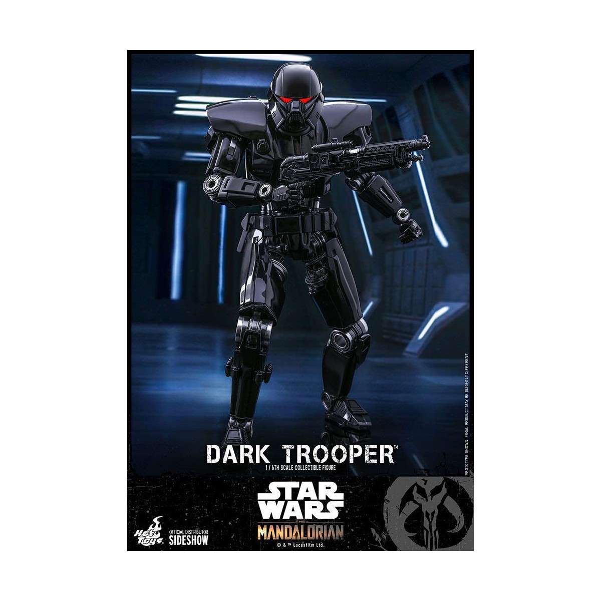 Juguetes calientes Star Wars - El Mandalorian - Dark Trooper 1/6