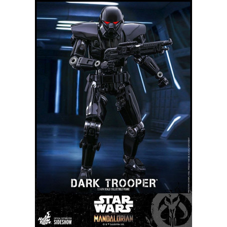 Juguetes calientes Star Wars - El Mandalorian - Dark Trooper 1/6