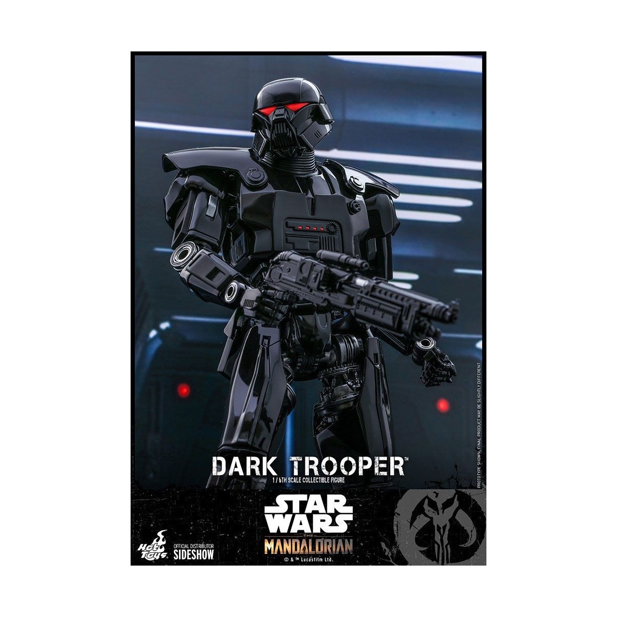 Juguetes calientes Star Wars - El Mandalorian - Dark Trooper 1/6