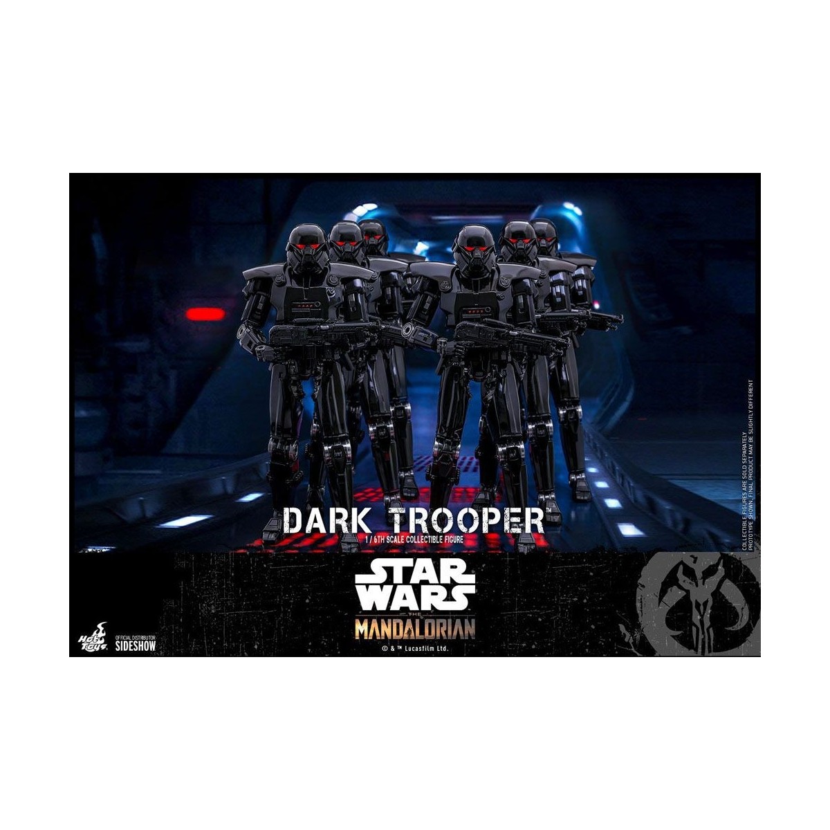 Juguetes calientes Star Wars - El Mandalorian - Dark Trooper 1/6