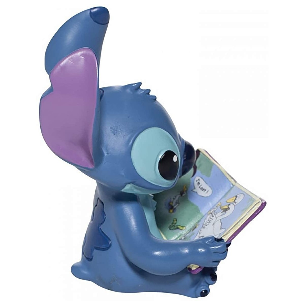 Disney Traditions Lilo y Stich - Stitch con un libro - 6cm