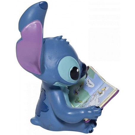 Disney Traditions Lilo y Stich - Stitch con un libro - 6cm