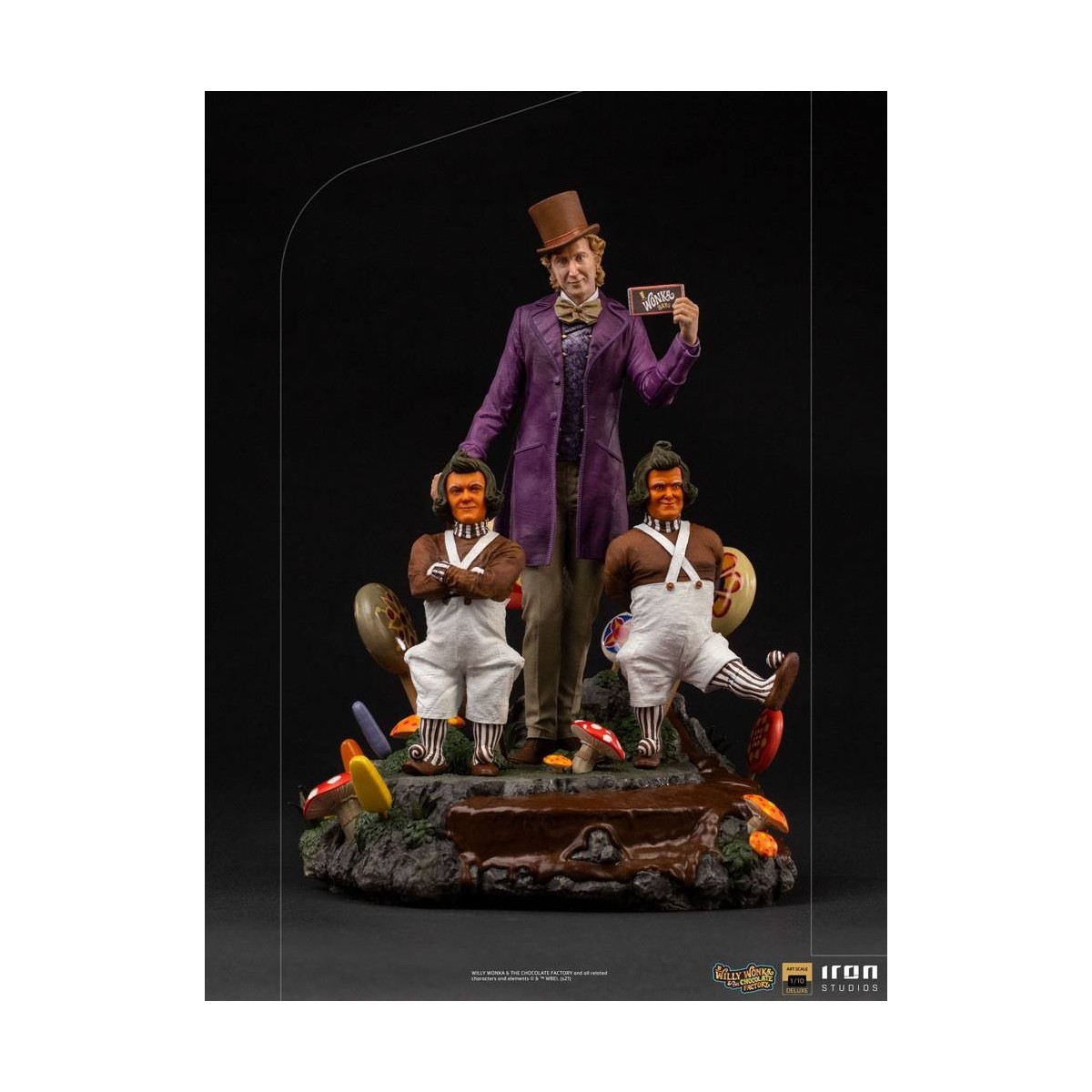Iron Studios - Willy Wonka Charlie y la Fábrica de Chocolate (1971) Estatuilla Deluxe Art Scale 1/10