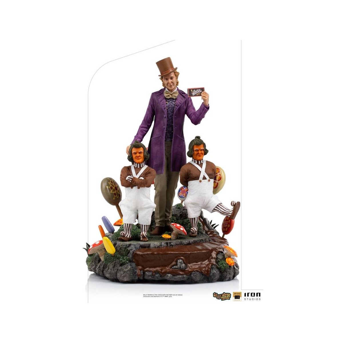 Iron Studios - Willy Wonka Charlie y la Fábrica de Chocolate (1971) Estatuilla Deluxe Art Scale 1/10